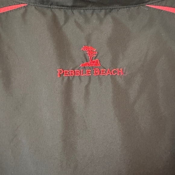 Pebble Beach Men's Half Zip Golf Jacket Black Size XL - Picture 5 of 6